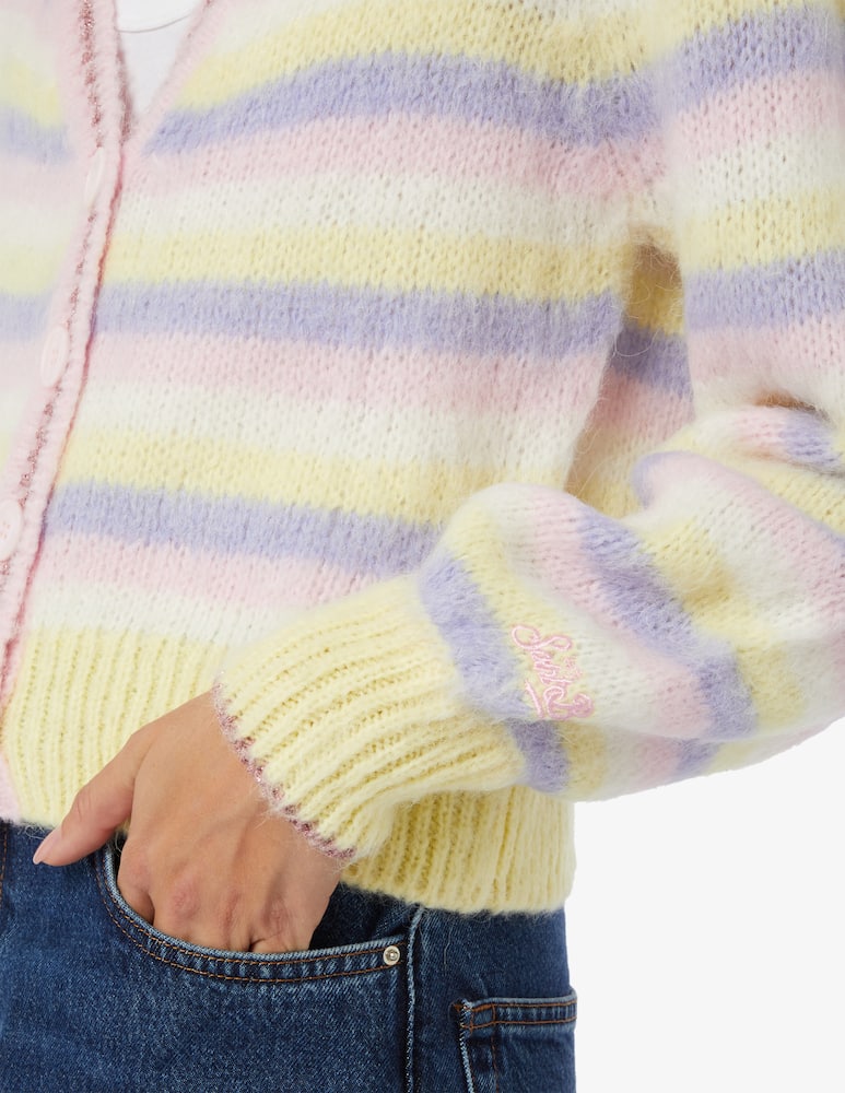 rinascente MC2 Saint Barth Lyza soft short cardigan