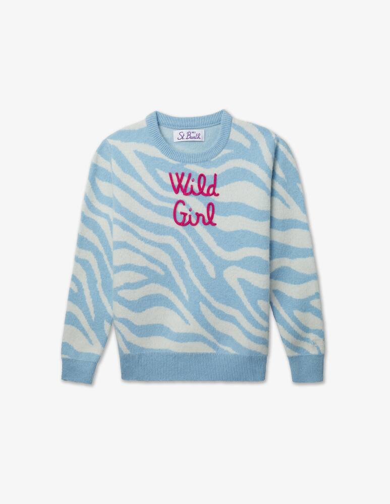 rinascente MC2 Saint Barth Wool and cashmere sweater - Light blue