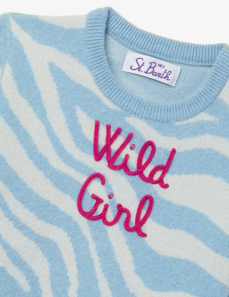 rinascente MC2 Saint Barth Wool and cashmere sweater - Light blue