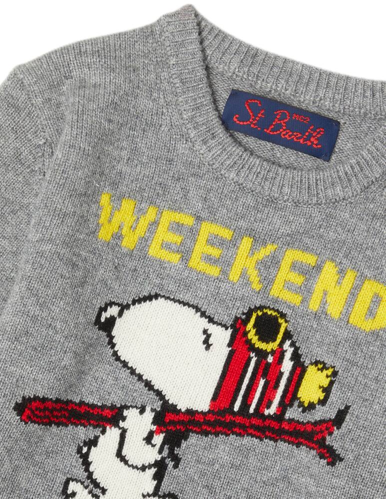 rinascente MC2 Saint Barth Maglione girocollo in lana snoopy ski