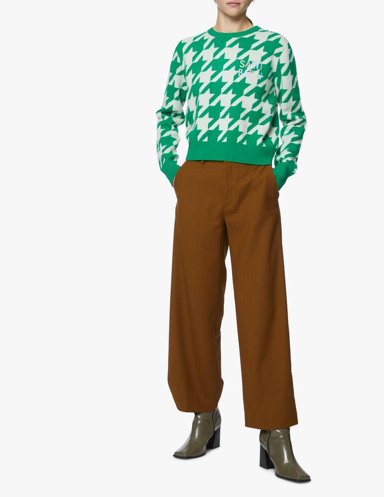 rinascente MC2 Saint Barth Wool blend cropped sweater New Queen 