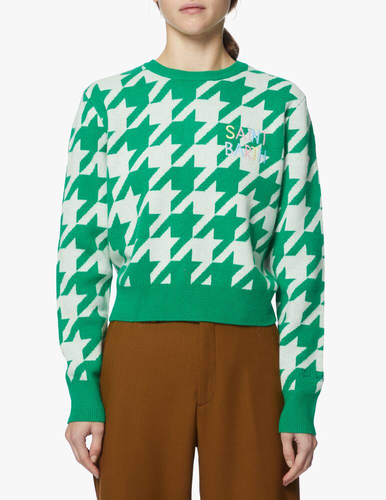 rinascente MC2 Saint Barth Wool blend cropped sweater New Queen 