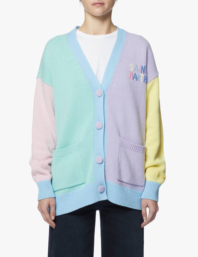 rinascente MC2 Saint Barth Cardigan in misto lana Chloe