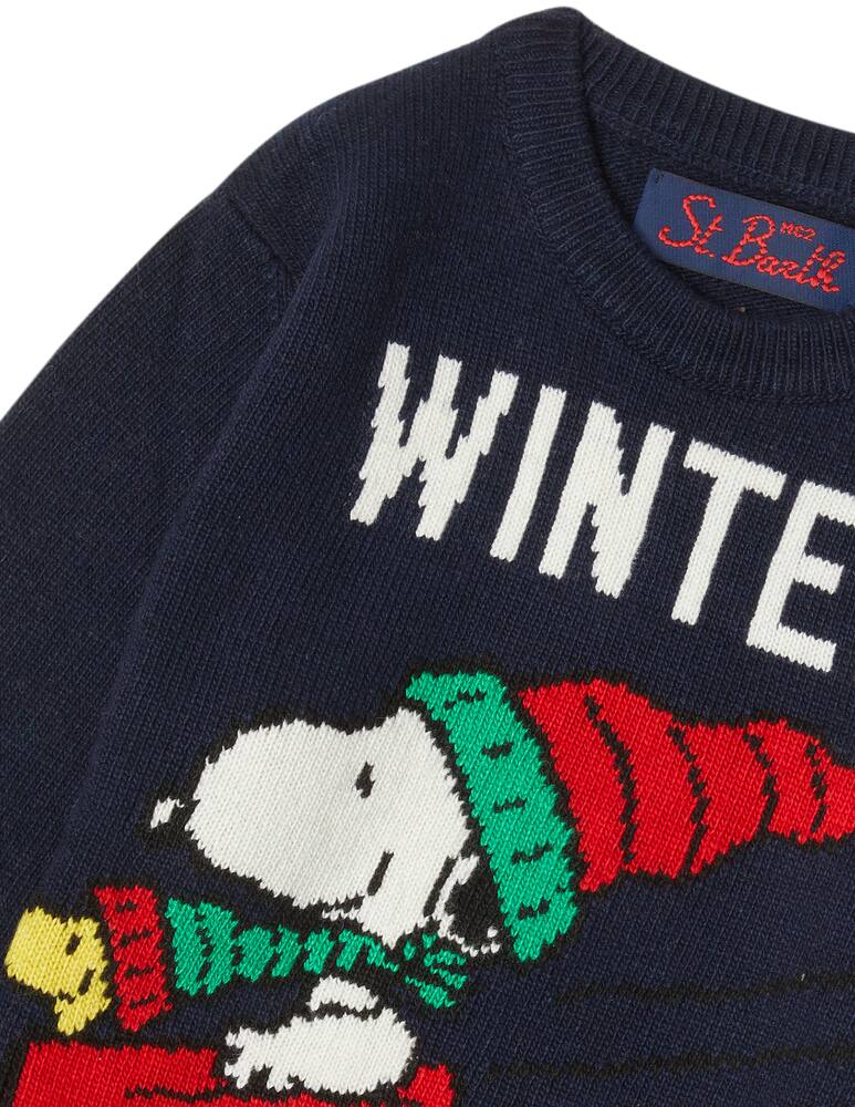 rinascente MC2 Saint Barth Snoopy sled wool sweater