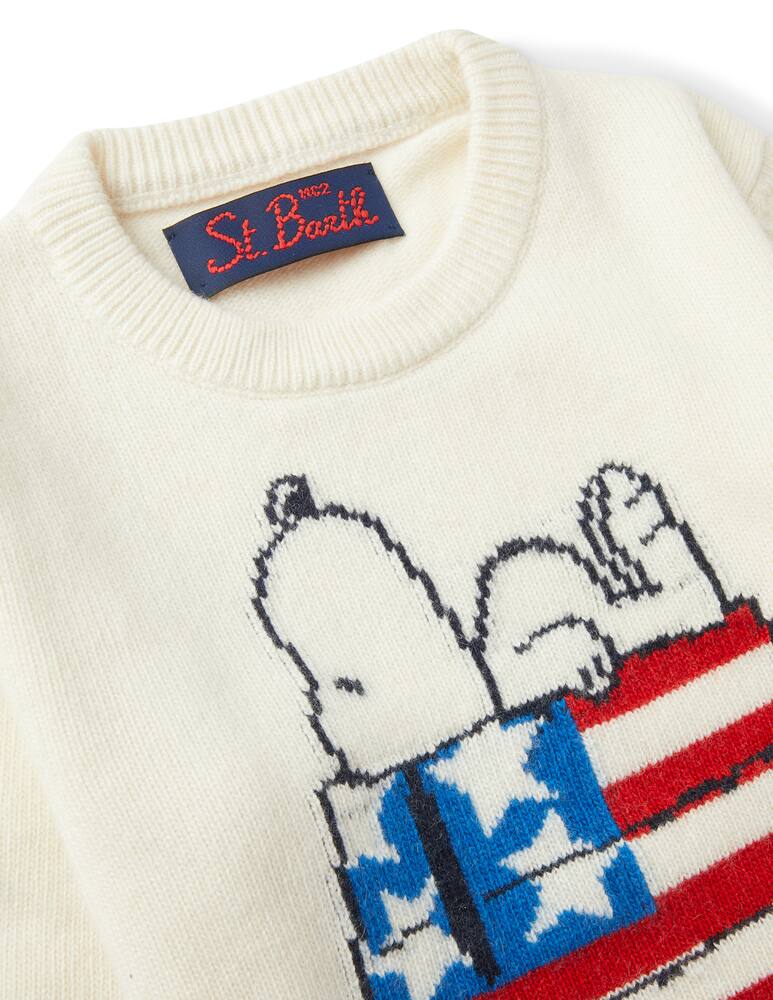 rinascente MC2 Saint Barth Snoopy usa wool sweater
