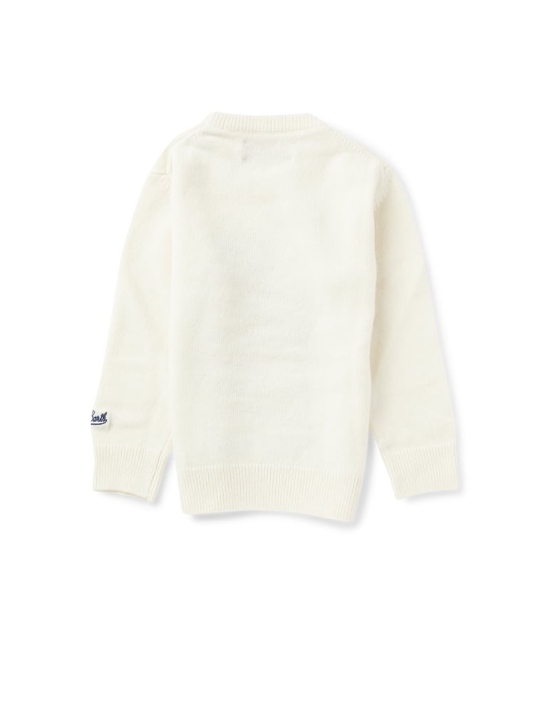 rinascente MC2 Saint Barth Snoopy usa wool sweater