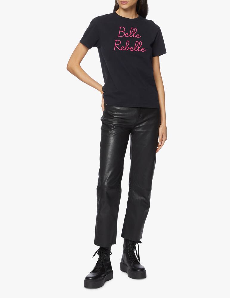 rinascente MC2 Saint Barth Cotton crew neck t-shirt - Black