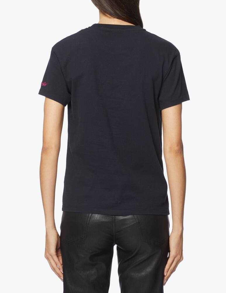 rinascente MC2 Saint Barth Cotton crew neck t-shirt - Black