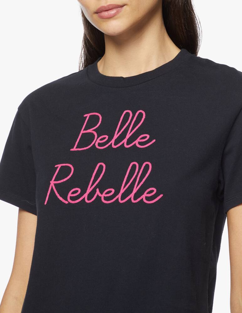 rinascente MC2 Saint Barth Cotton crew neck t-shirt - Black