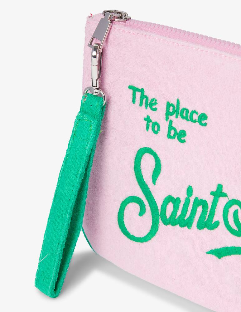rinascente MC2 Saint Barth Borsa pochette in spugna - rosa