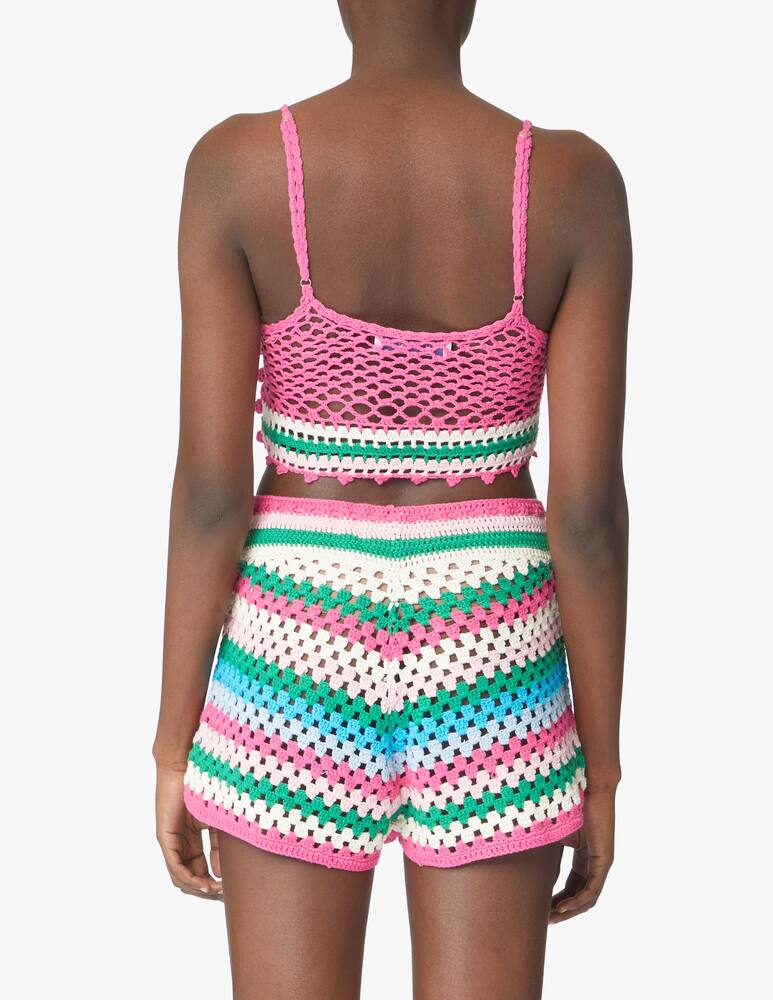 rinascente MC2 Saint Barth Crochet top - multi