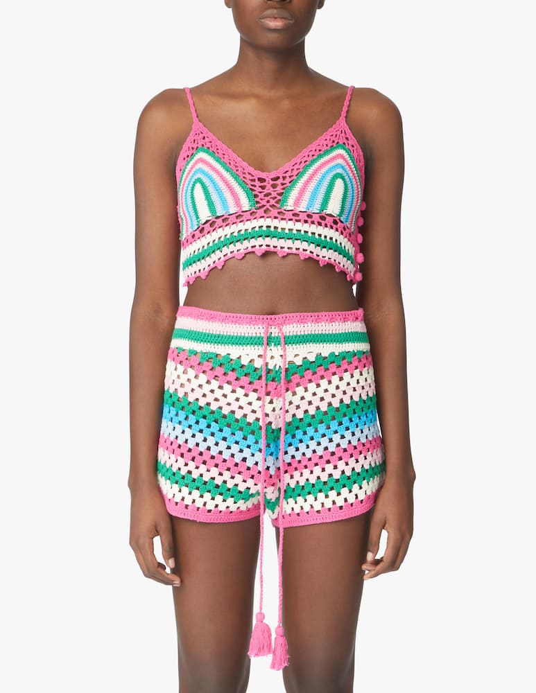 rinascente MC2 Saint Barth Crochet top - multi