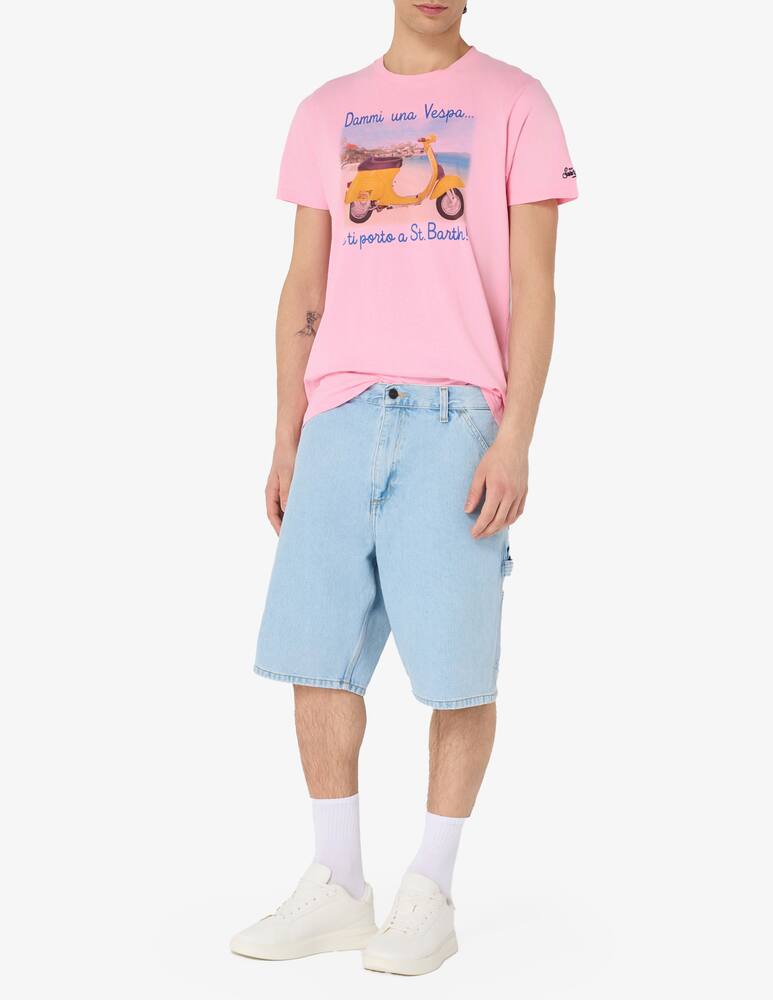 rinascente MC2 Saint Barth Vespa print t-shirt