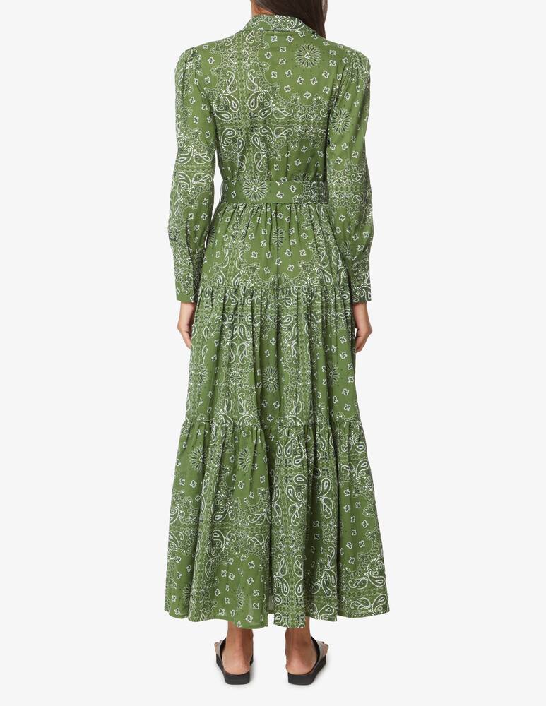 rinascente MC2 Saint Barth Cotton chmisier dress beach cover ups - Green