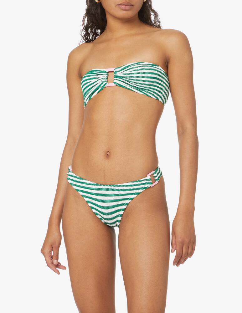 rinascente MC2 Saint Barth Bandeau biniki top - green