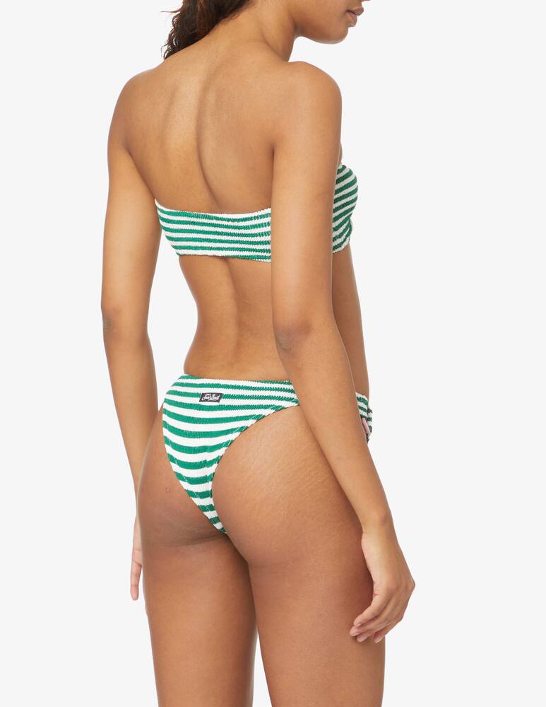 rinascente MC2 Saint Barth Bandeau biniki top - green