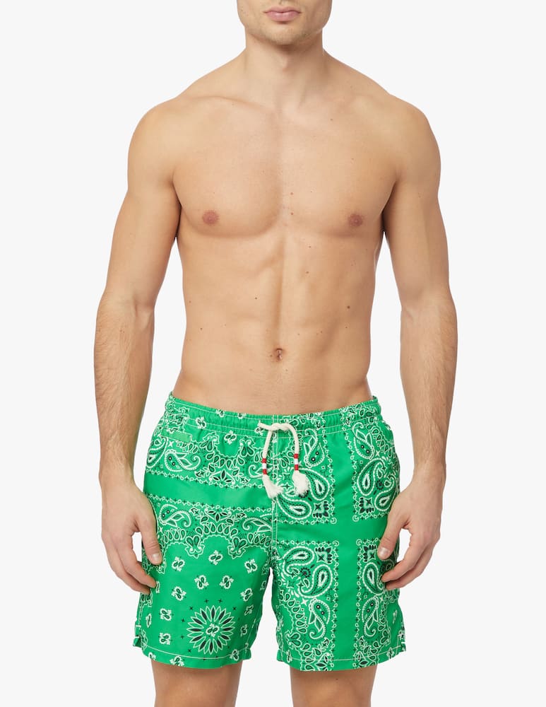 rinascente MC2 Saint Barth Cord coulis caprese swim shorts