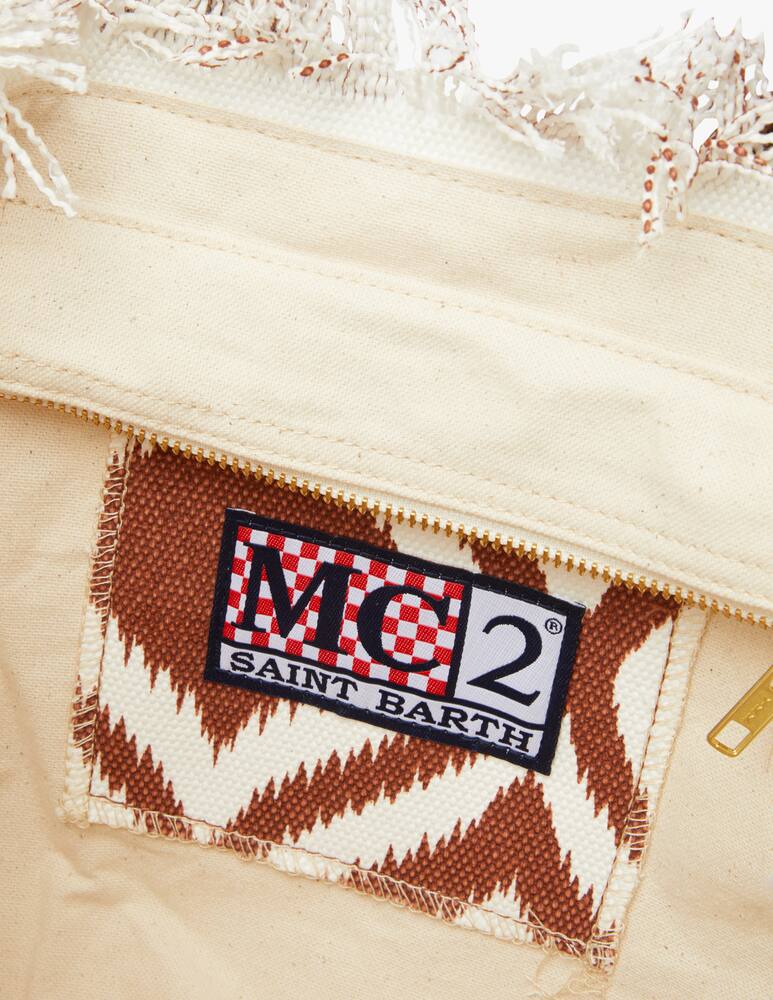 rinascente MC2 Saint Barth Cotton small bag - brown
