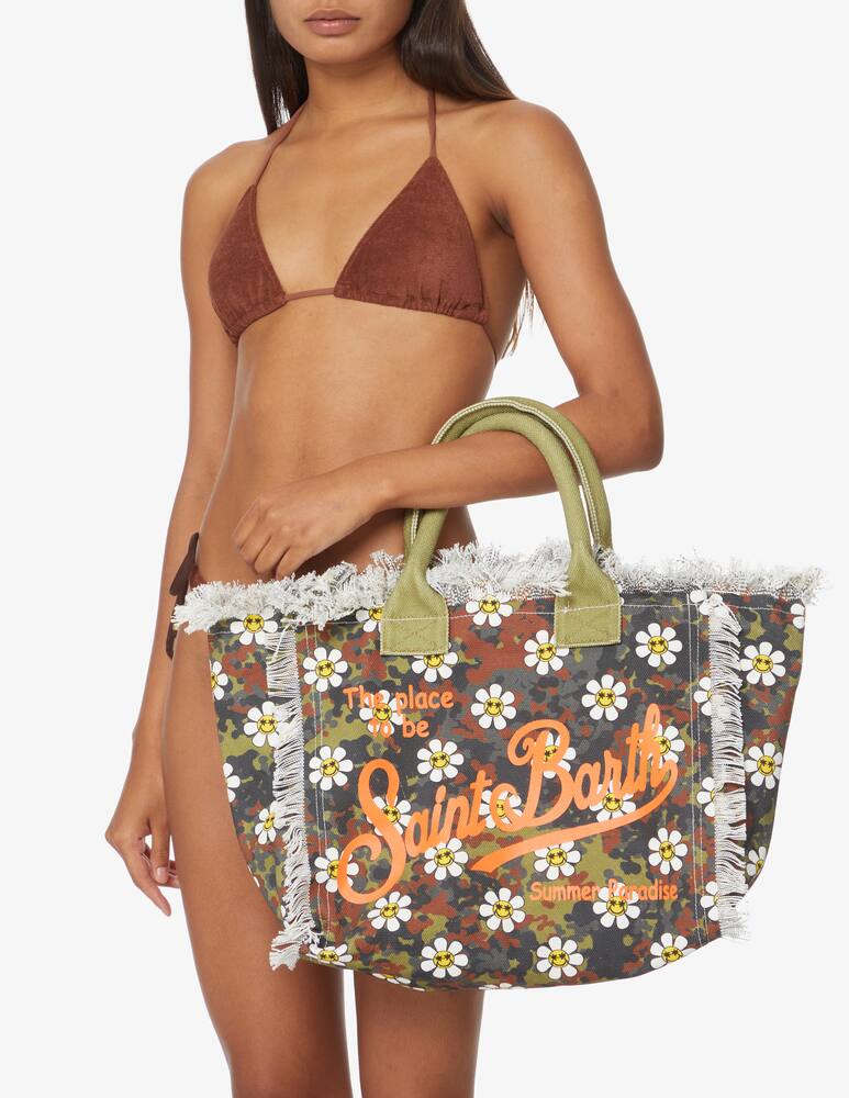 rinascente MC2 Saint Barth Borsa in cotone - Verde