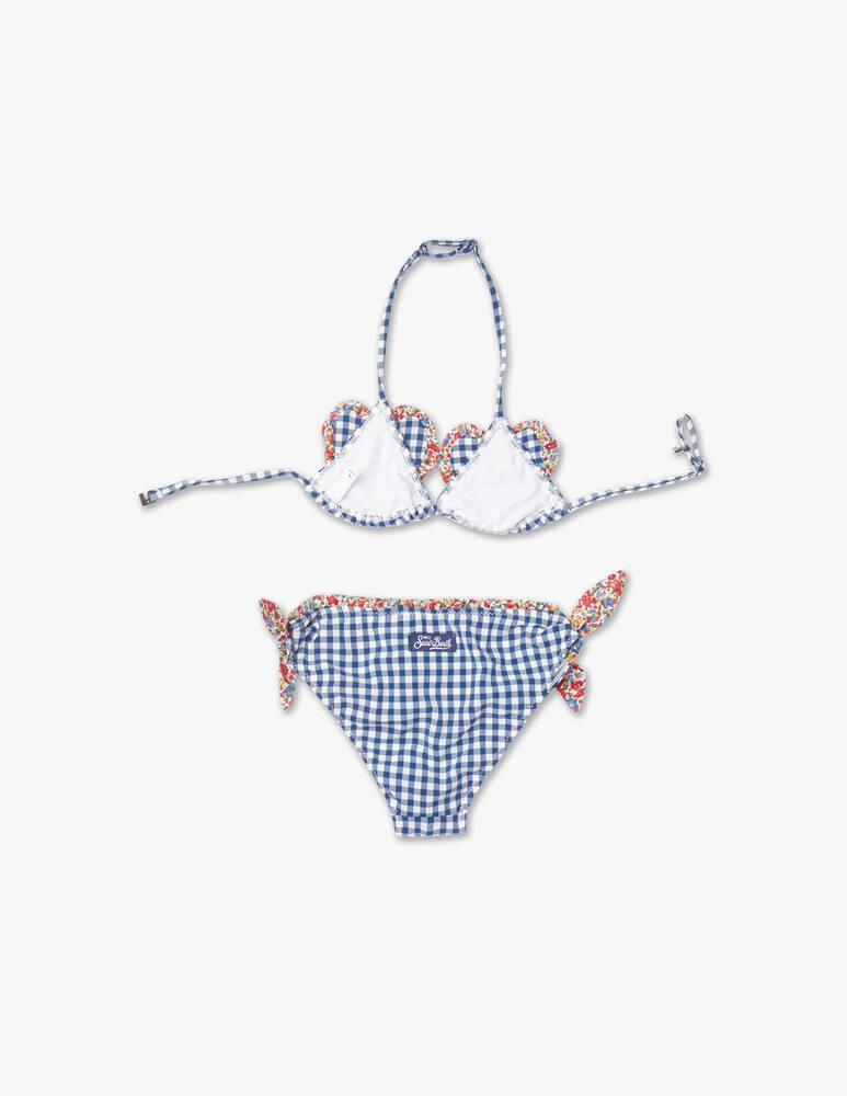 rinascente MC2 Saint Barth Costume bikini heart top - Blu