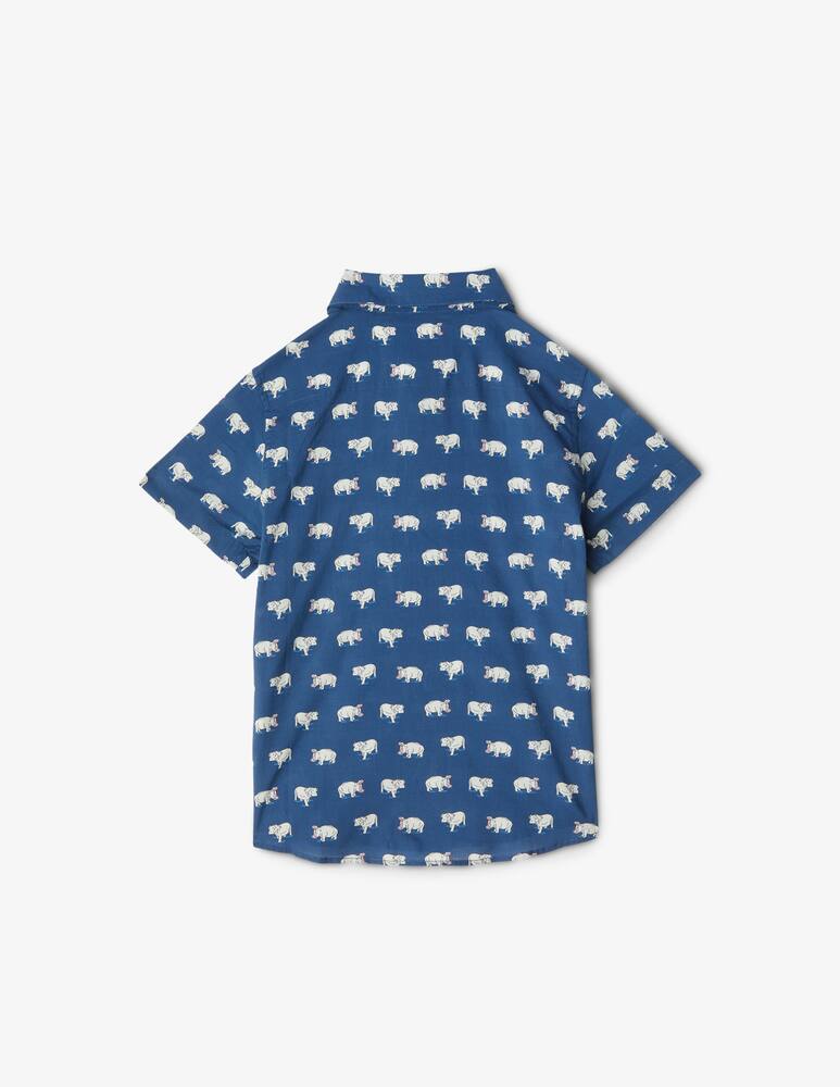 MC2 Saint Barth Camicia shark out light - Blu - immagine 3