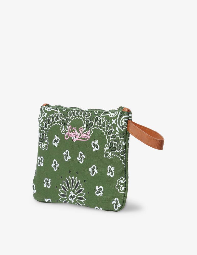 rinascente MC2 Saint Barth Borsa pochette in cotone - oliva