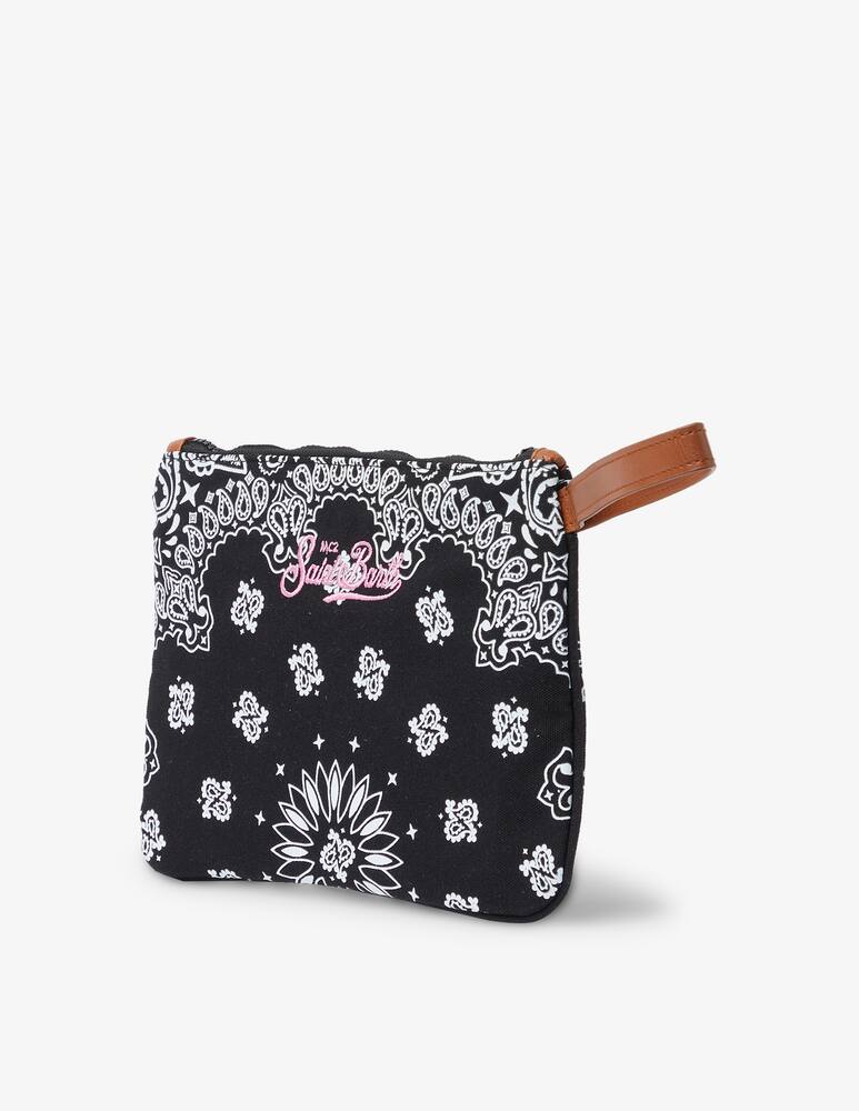 rinascente MC2 Saint Barth Cotton pochette bag - black