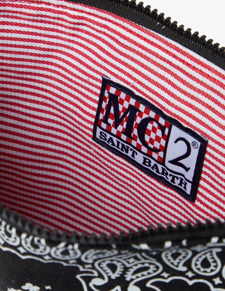 rinascente MC2 Saint Barth Cotton pochette bag - black