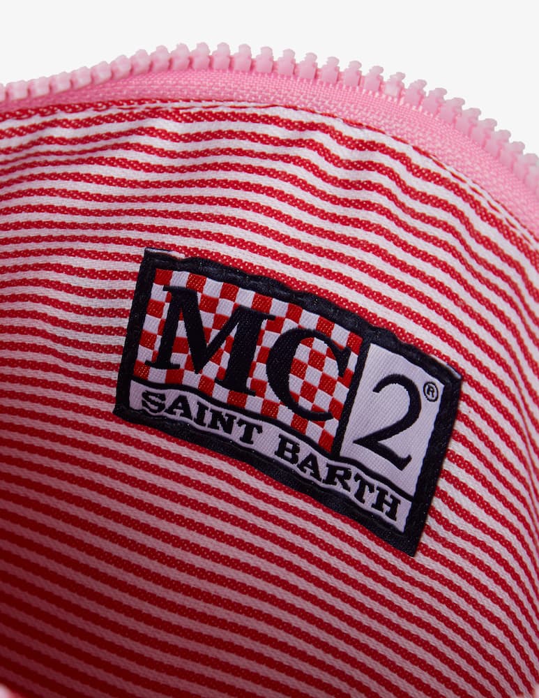 rinascente MC2 Saint Barth Borsa pochette in cotone - rosa