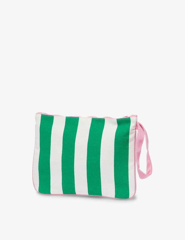rinascente MC2 Saint Barth Cotton pochette bag - green
