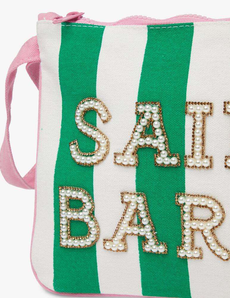 rinascente MC2 Saint Barth Cotton pochette bag - green