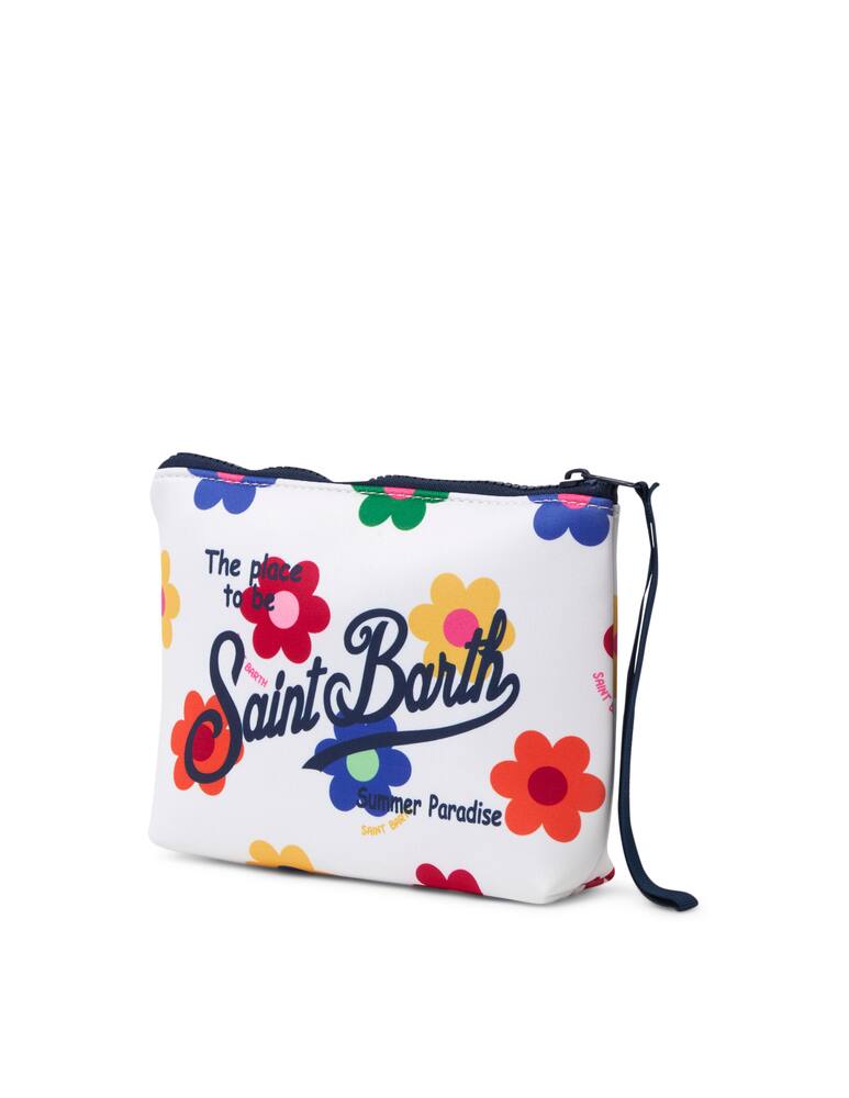 rinascente MC2 Saint Barth Neoprene bikini holder bag - white