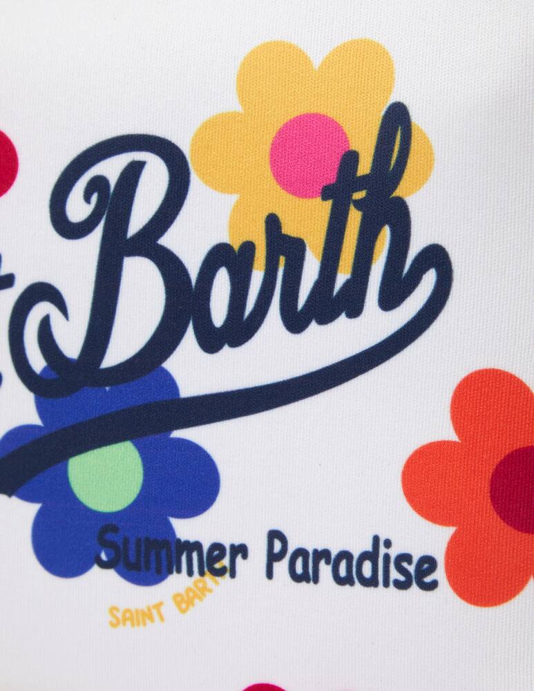 rinascente MC2 Saint Barth Neoprene bikini holder bag - white