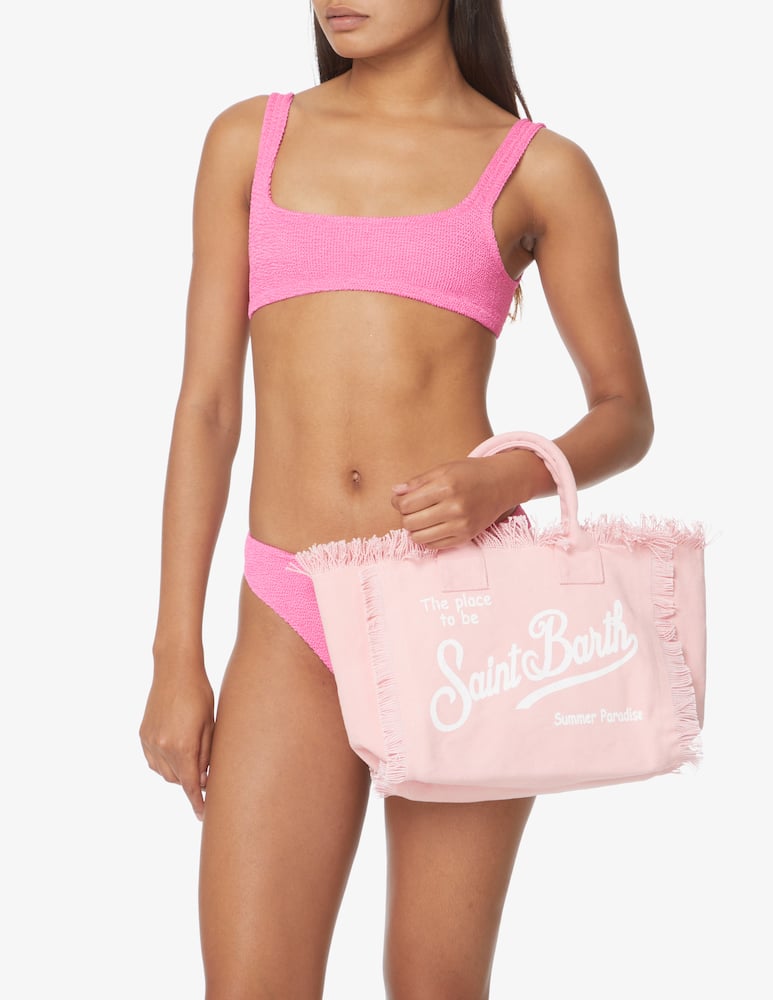 rinascente MC2 Saint Barth Borsa in cotone piccola - Rosa