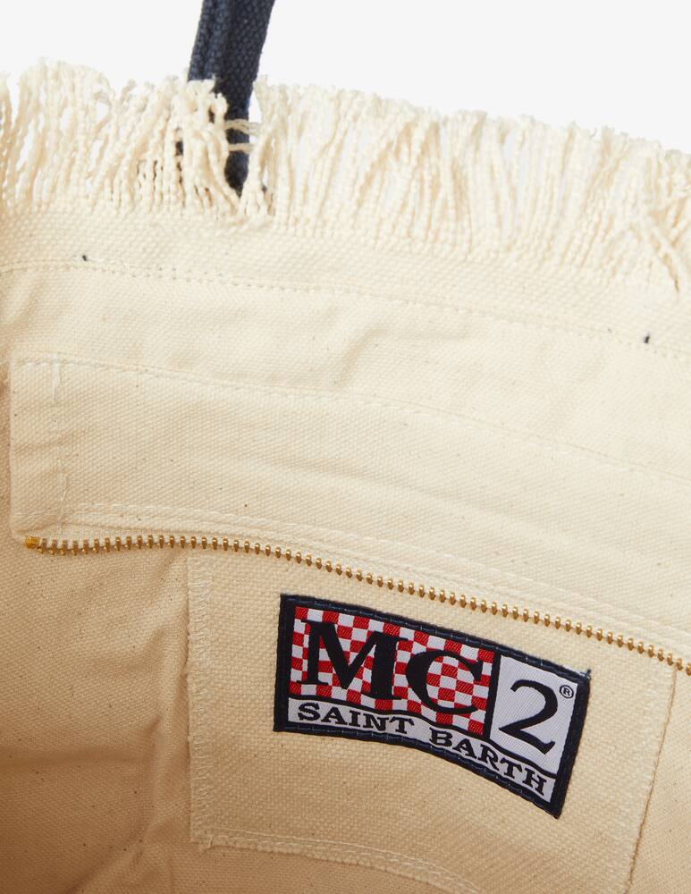 rinascente MC2 Saint Barth Borsa in cotone piccola - Bianco