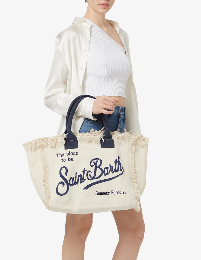 rinascente MC2 Saint Barth Borsa in cotone - beige