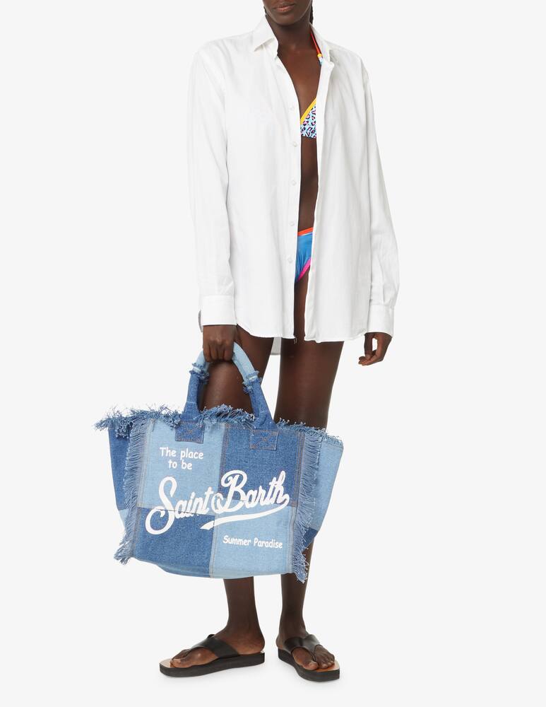 rinascente MC2 Saint Barth Borsa in cotone - Blu