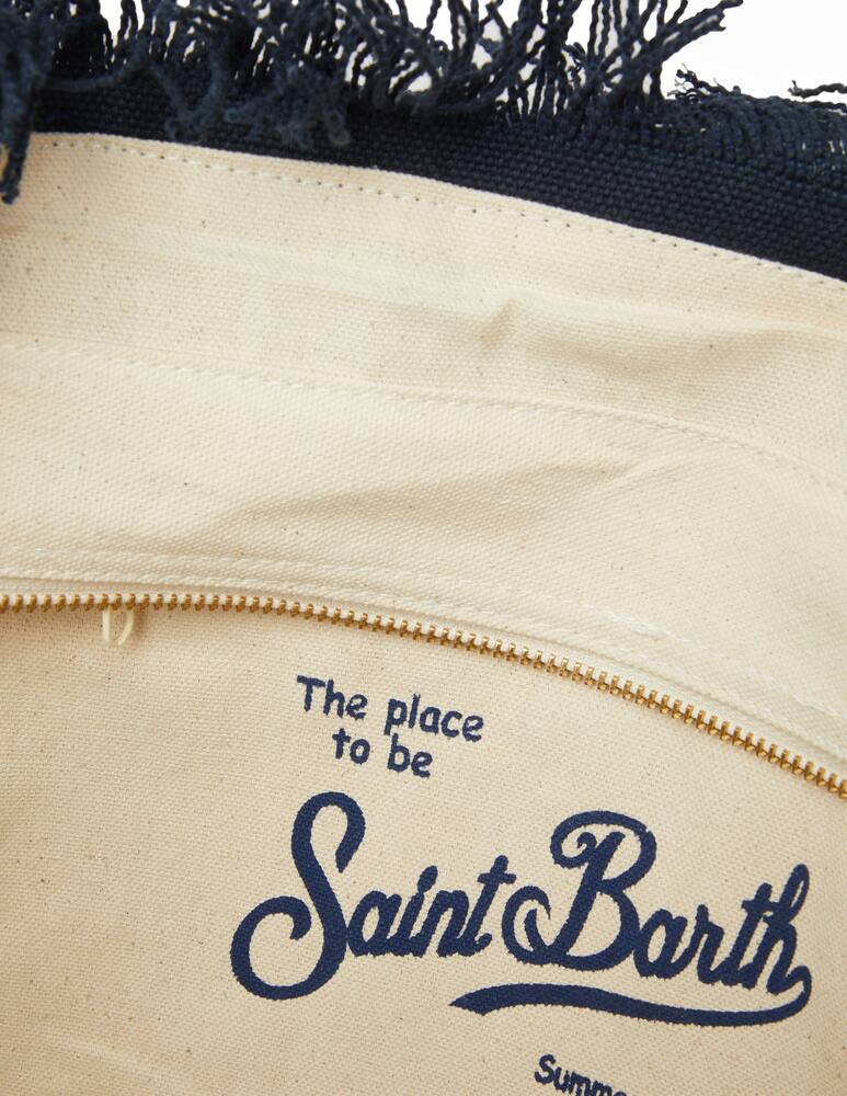 MC2 Saint Barth Borsa in cotone - Blu - immagine 4 MC2 Saint Barth Borsa in cotone - Blu - immagine 4