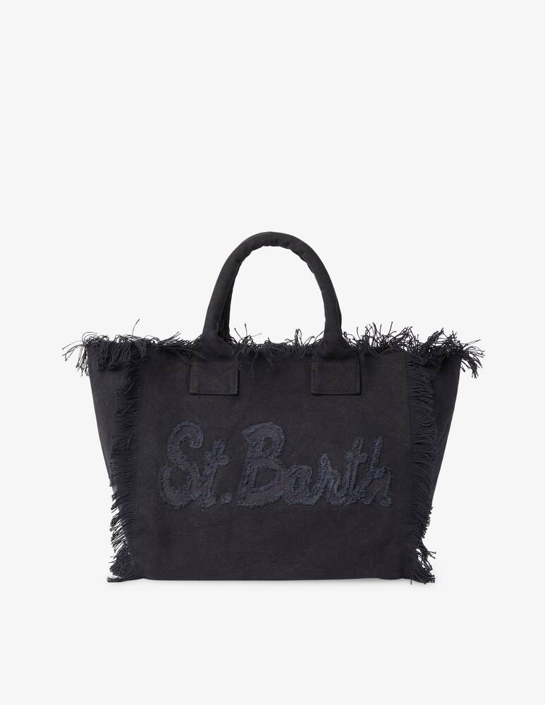 rinascente MC2 Saint Barth Patchwork cotton bag - Black