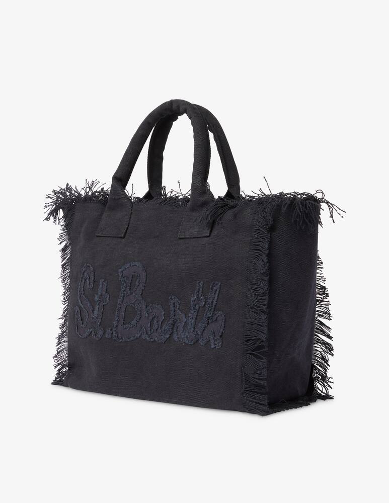 rinascente MC2 Saint Barth Patchwork cotton bag - Black