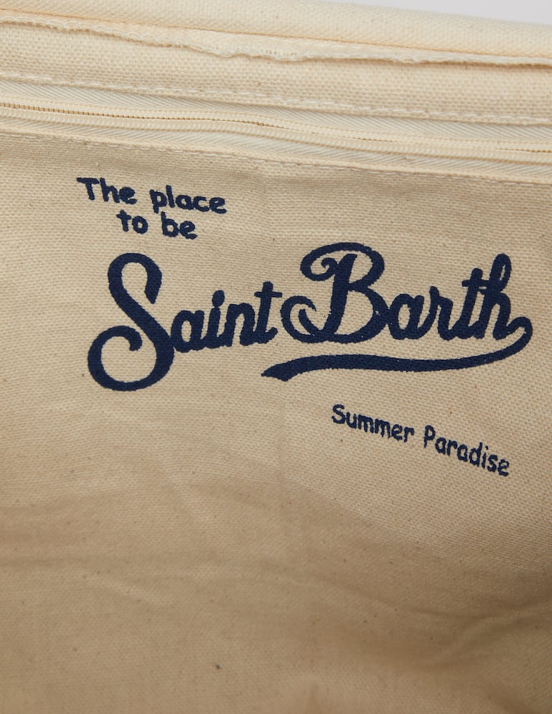 rinascente MC2 Saint Barth Patchwork cotton bag - Black