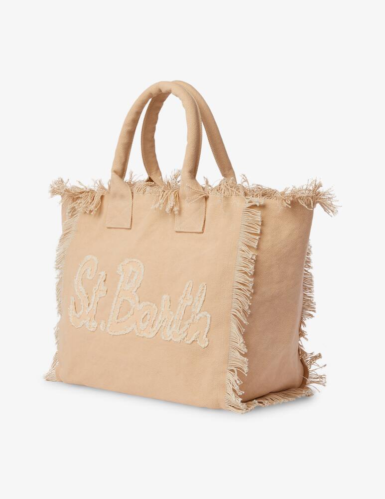 rinascente MC2 Saint Barth Patchwork cotton bag - Beige