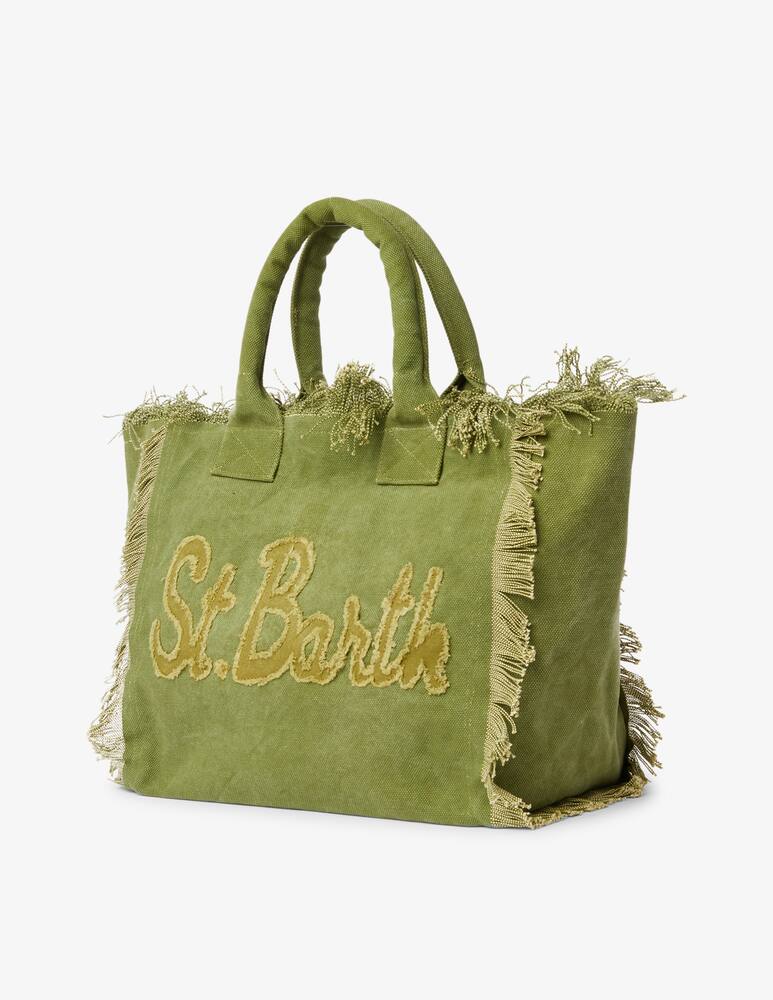 MC2 Saint Barth Patchwork cotton bag - Olive - picture 3 MC2 Saint Barth Patchwork cotton bag - Olive - picture 3