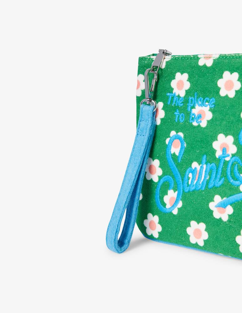 rinascente MC2 Saint Barth Sponge pochette bag - green