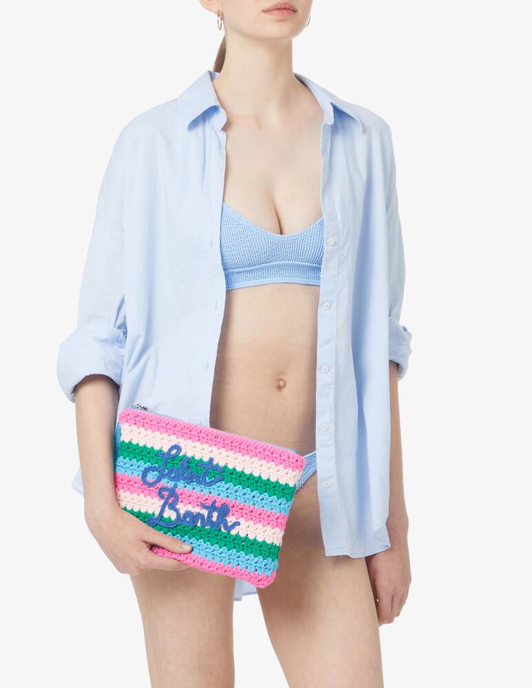 rinascente MC2 Saint Barth Pochette all'uncinetto - multicolor