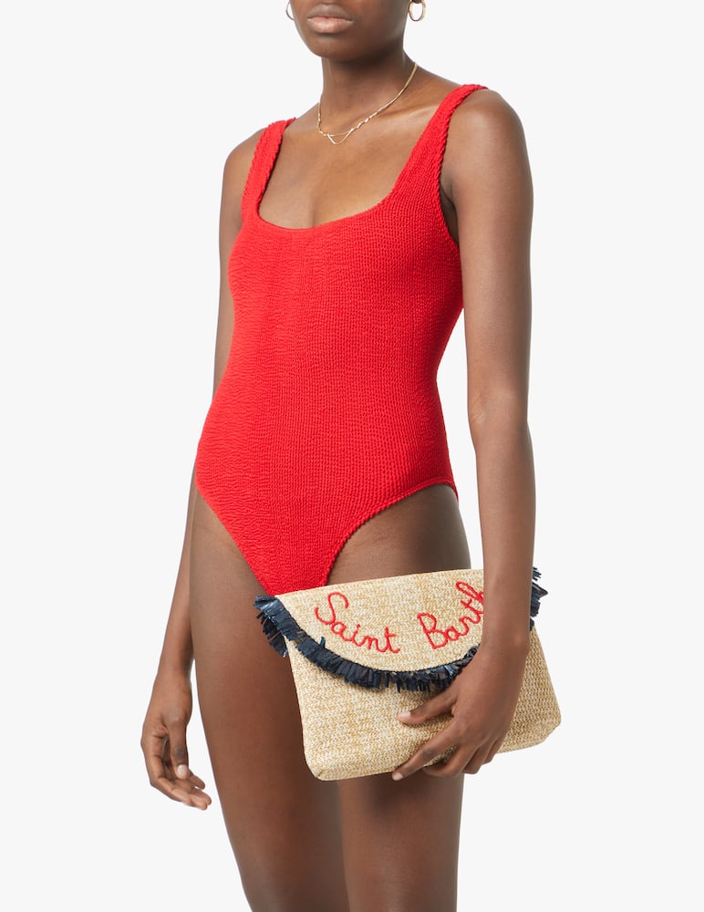 rinascente MC2 Saint Barth Straw handbag - beige