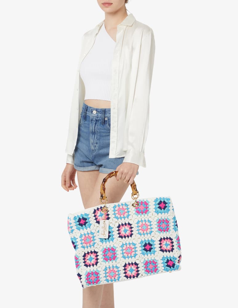 rinascente MC2 Saint Barth Borsa shopper ricamata - multicolor