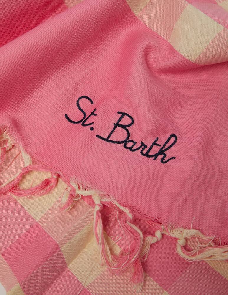 rinascente MC2 Saint Barth Ultra light beach towel with fringe