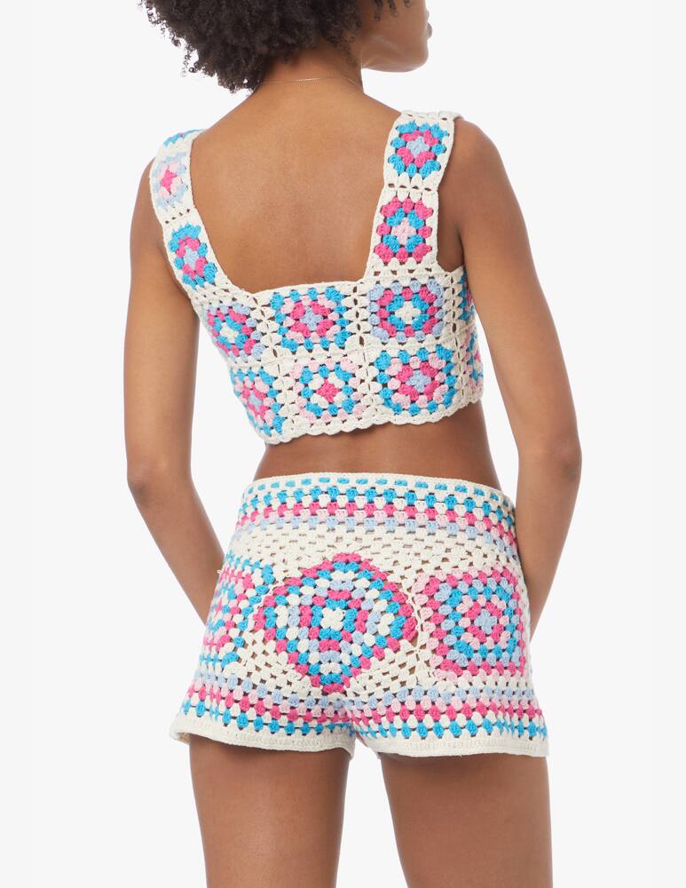 rinascente MC2 Saint Barth Pantaloncini in cotone crochet - multicolor