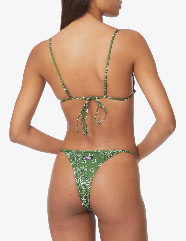rinascente MC2 Saint Barth Bandeau con spalline - Verde